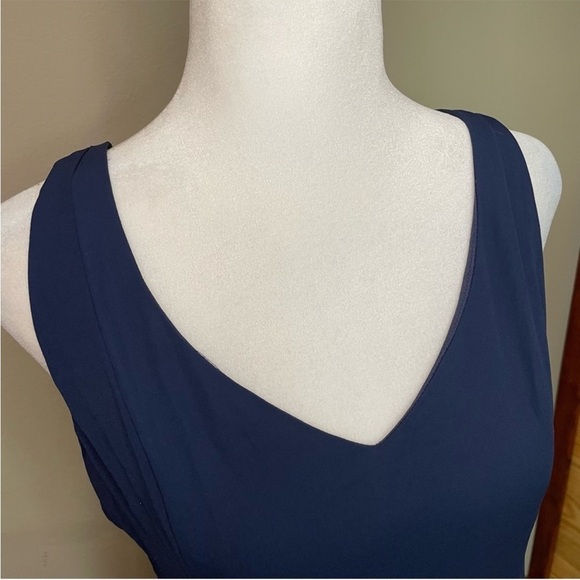 Show Me Your Mumu Jenn Maxi Dress in Rich Navy Crisp Large NWT - Picture 9 of 16